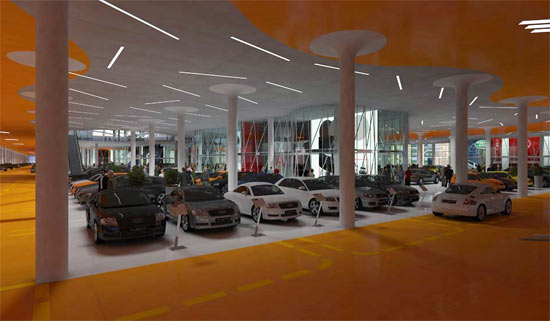 Plan: Autohaus der Superlative