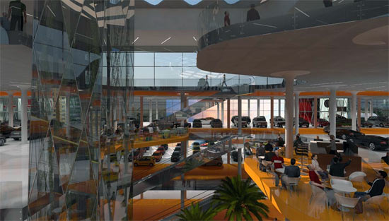 Plan: Autohaus der Superlative