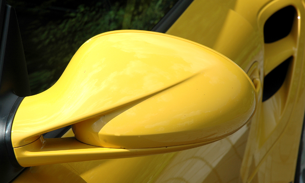 Porsche 911 Turbo: Außenspiegel. 
