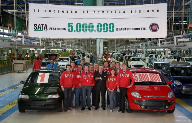 Produktionsjubiläum bei Fiat in Melfi