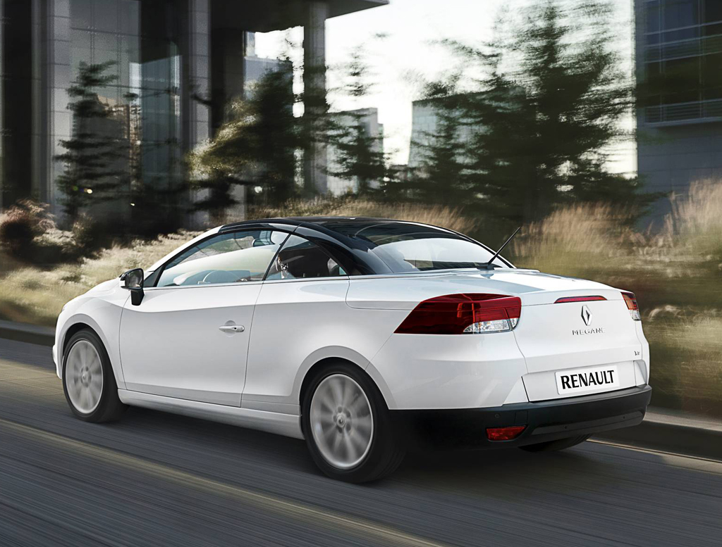 Renault Mégane Coupé-Cabrio: ... und so, wenn das Dach geschlossen ist. 