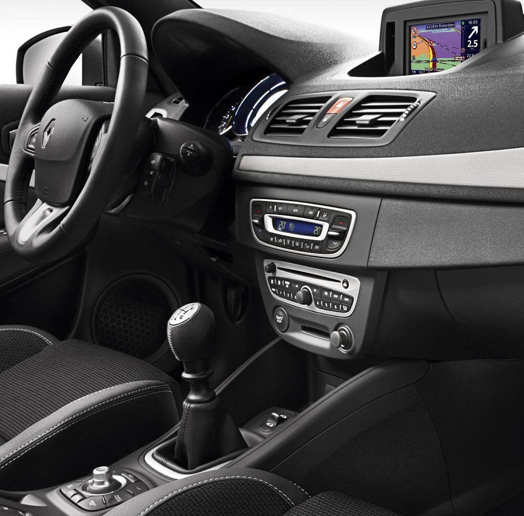 Renault Mégane Coupé-Cabrio: Blick ins Cockpit. 