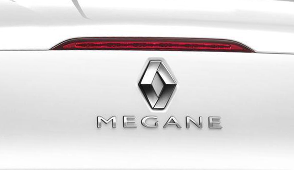 Renault Mégane Coupé-Cabrio: Heckklappe mit Schriftzug und dritter Bremsleuchte. 