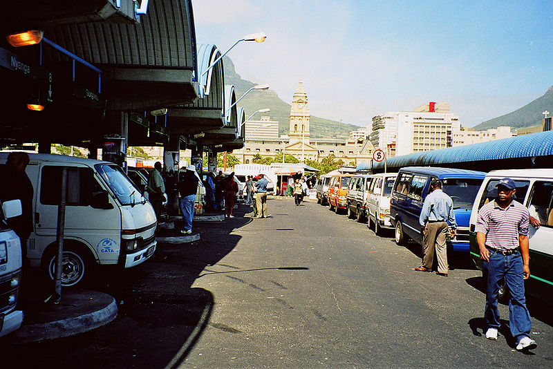 Taxi Station in Kapstadt