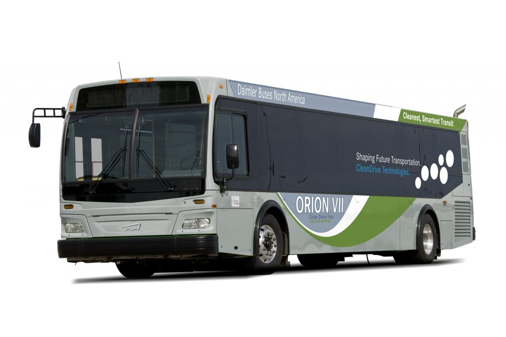 US-Bus Orion VII fährt mit Diesel, Hybridantrieb oder Erdgas