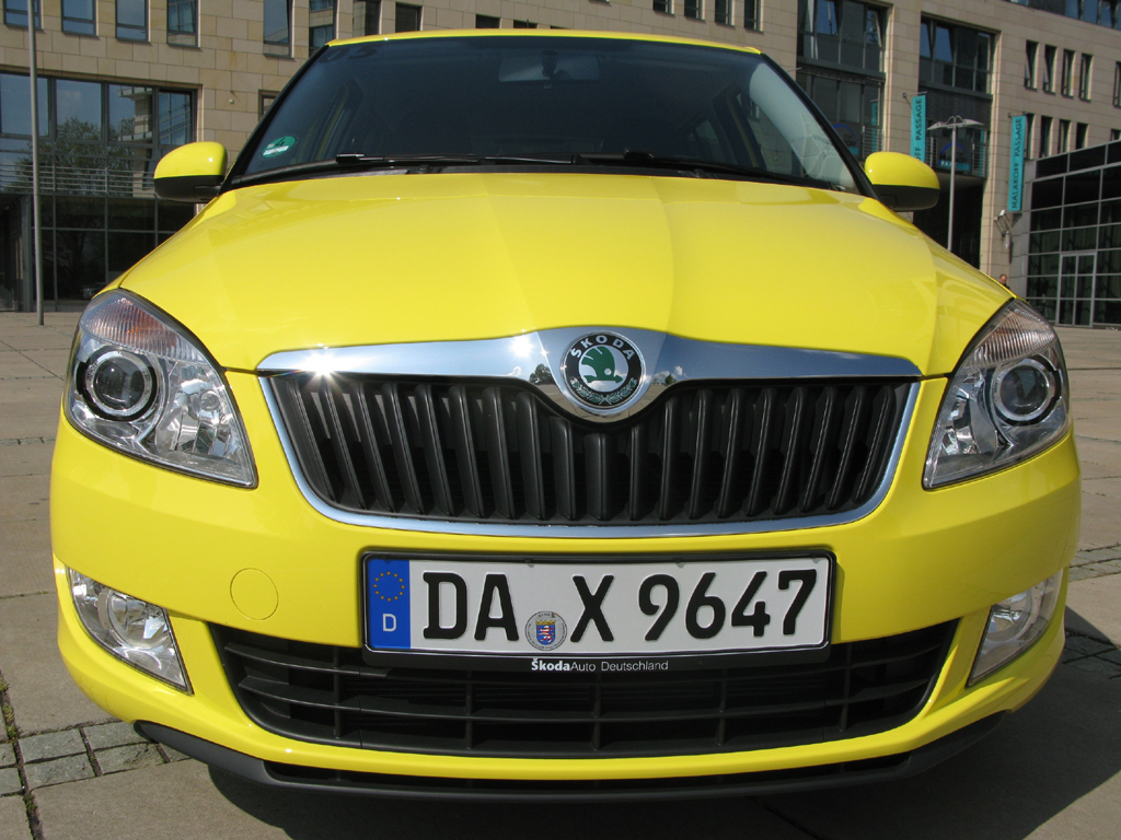 Škoda Fabia: Frontansicht.