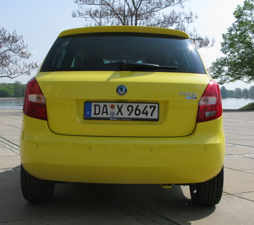 Škoda Fabia: Heckansicht.