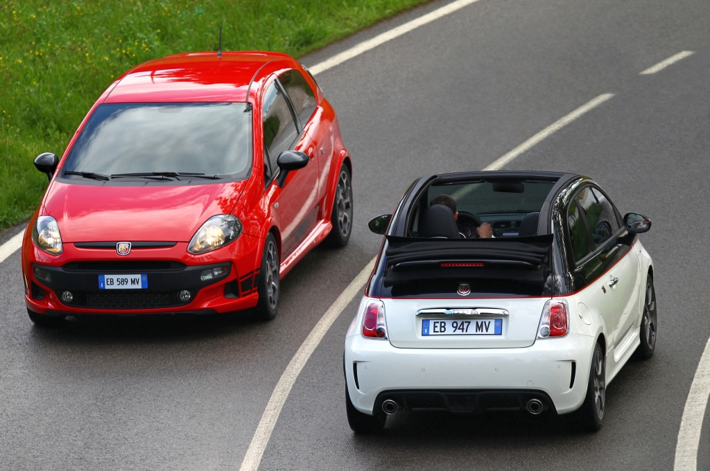 Abarth bringt Punto Evo und 500 C in den Handel