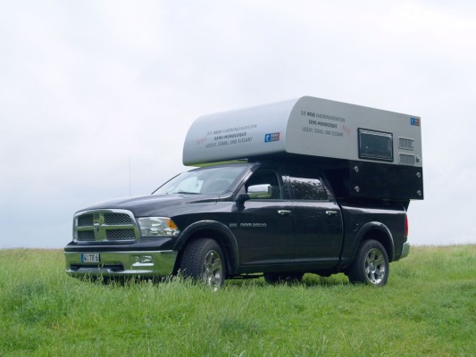 American Express: Wohnkabine für den Dodge RAM