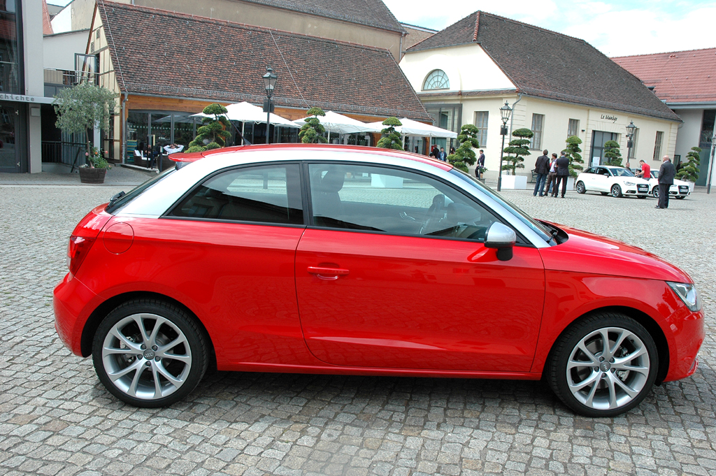 Audi A1: Seitenansicht. 