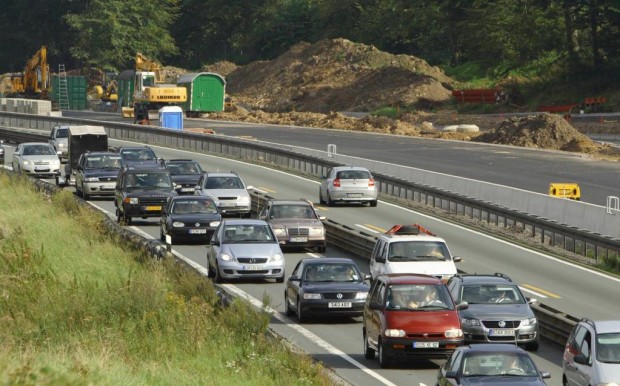 Auf deutschen Autobahnen wird es richtig eng