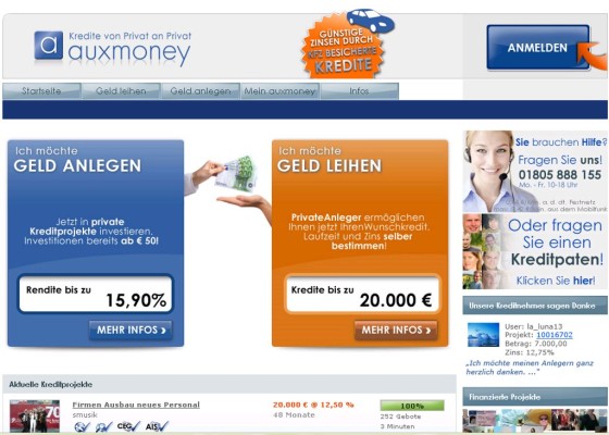 Auxmoney führt Kfz-Beleihung bei Krediten ein