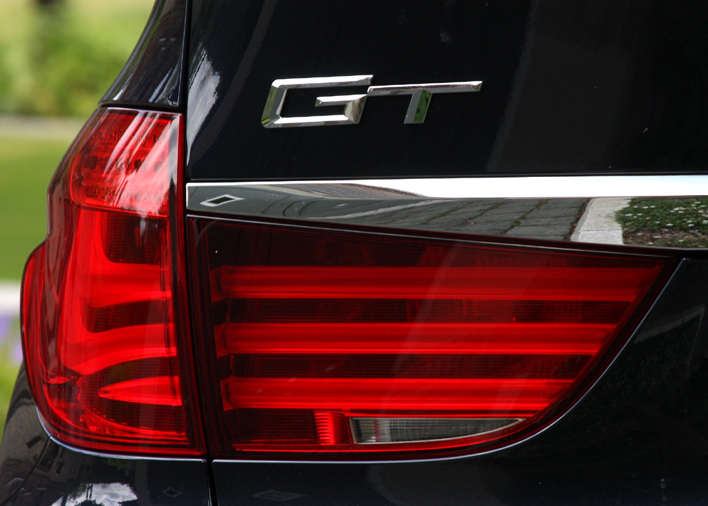 BMW 5er GT: Leuchteinheit hinten mit Modellschriftzug. 