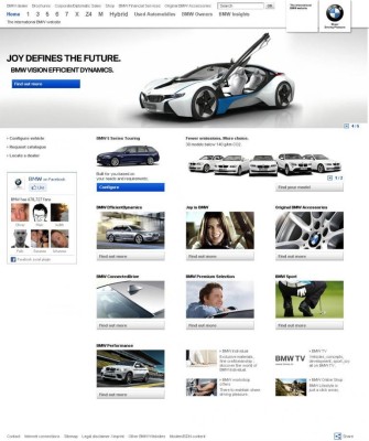BMW hat seinen Internetaufftritt aufgefrischt