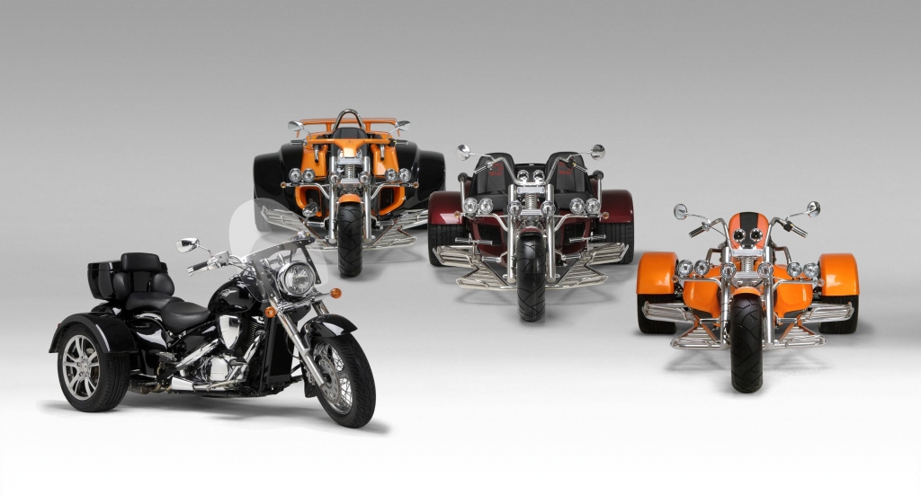 BikeConversion und Trike: Motorradfahren mit drei Rädern