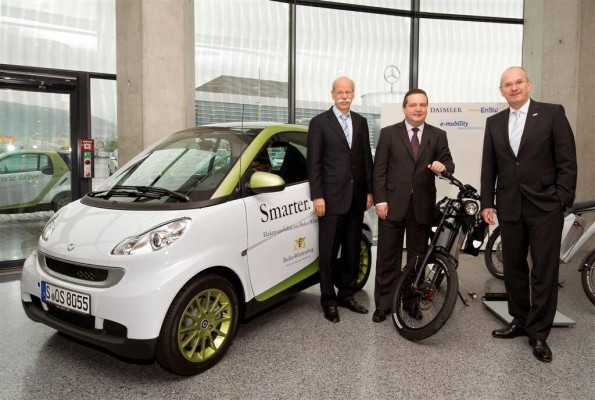 Daimler und EnBW starten ''e-mobility Baden-Württemberg''
