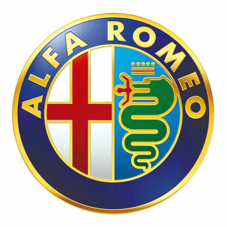 Das seit 1982 gültige Alfa-Logo. 