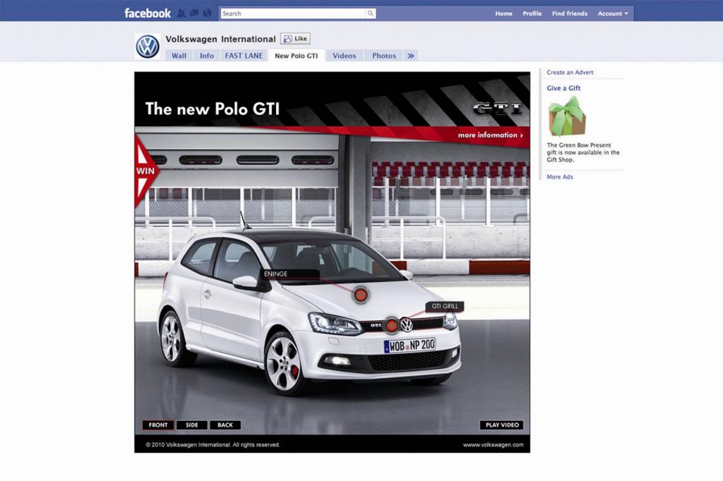 Erster Produkt-Launch von Volkswagen im Social Web. 