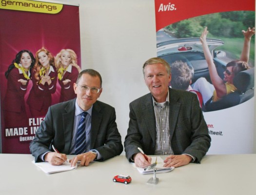 Germanwings und Avis verlängern Partnerschaft