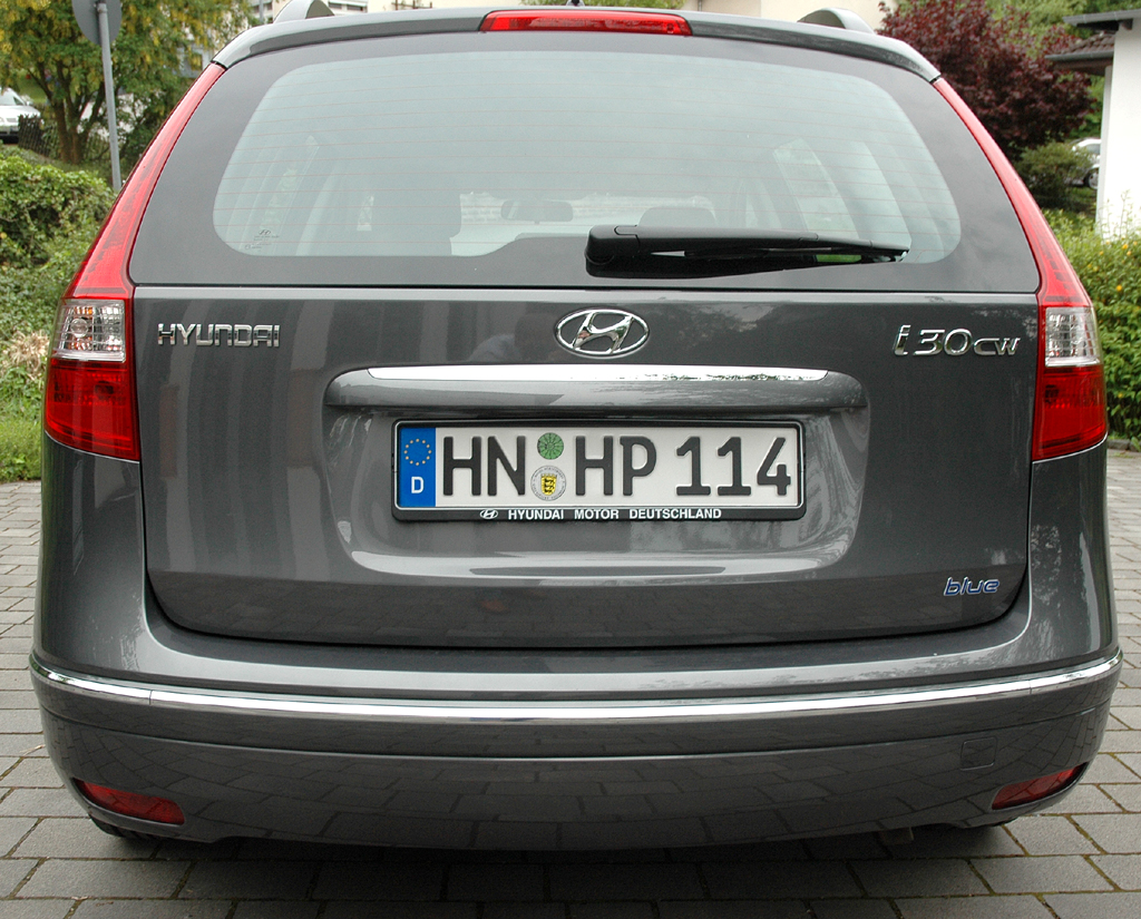 Hyundai i30cw: Heckansicht. 