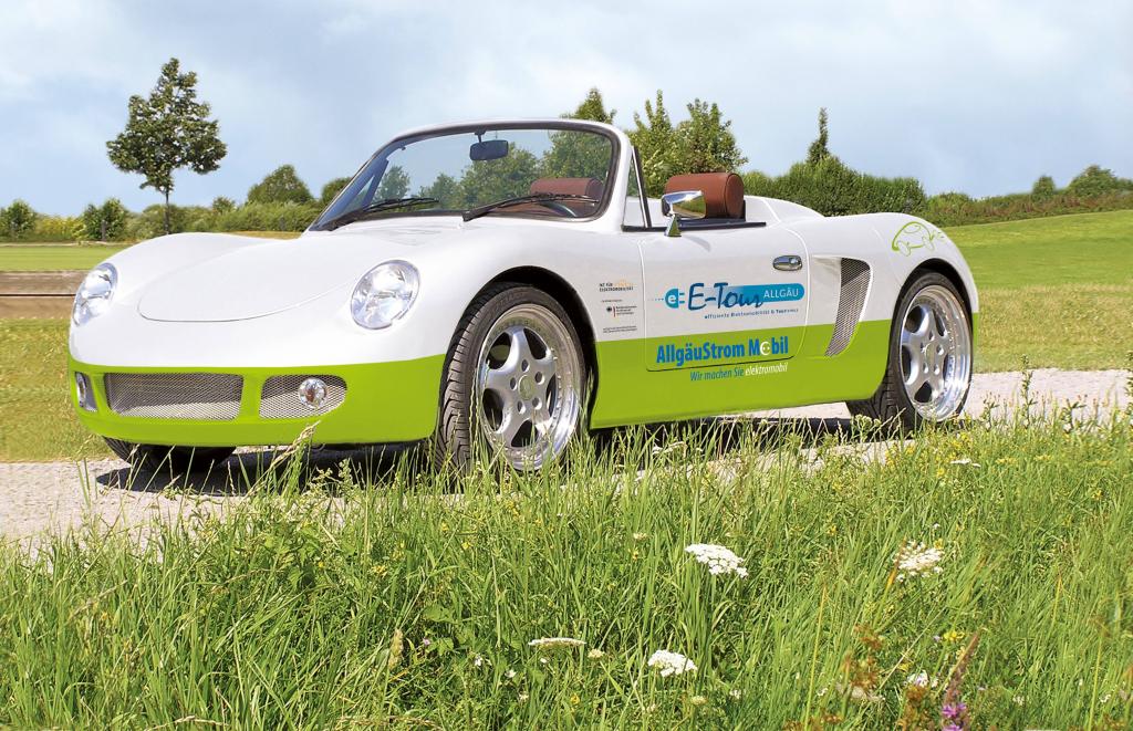 Im Alpenvorland unterwegs: der AST-Spyder.