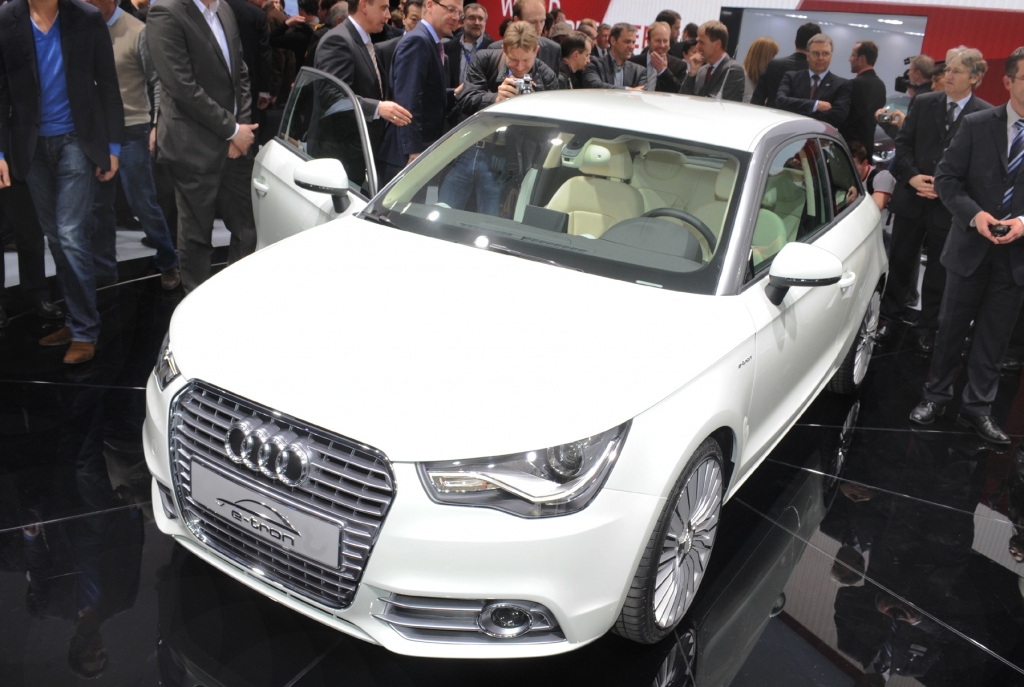 In Genf hatte der A1 e-tron seine Premiere.