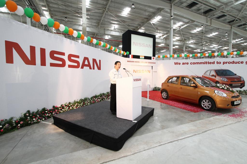 Indische Micra-Produktion gestartet