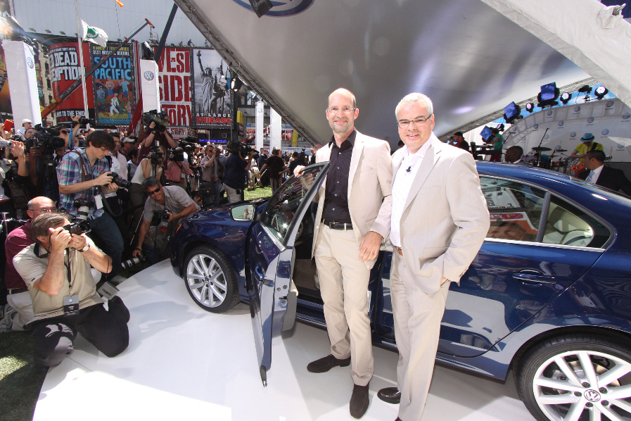 Jetta-Weltpremierenparty am Big Apple: 
