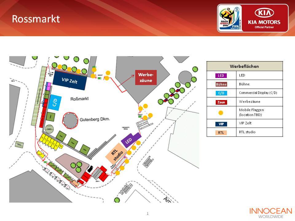 Lageplan zur 