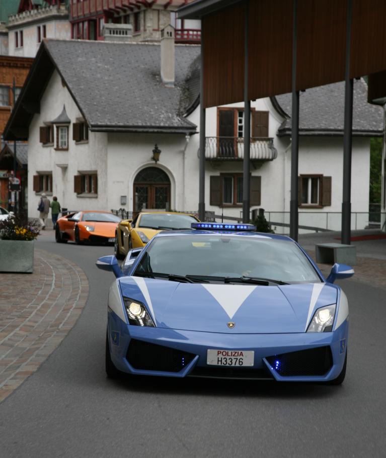 Lamborghini Gallardo der italienischen Polizia di Stato.