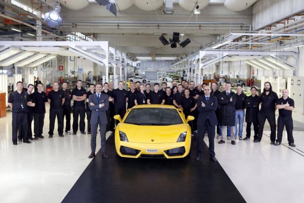 Lamborghini feiert Jubiläum: 10.000 Gallardo produziert