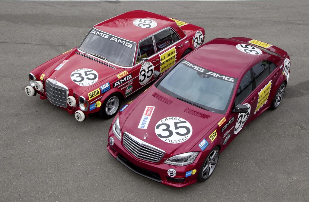 Mercedes-Benz S 63 AMG “Thirty-Five“ trifft 300 SEL 6.8 AMG.