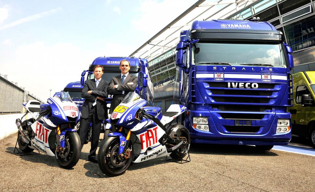 MotoGP-Team Fiat-Yamaha fährt mit Iveco zu den Rennen