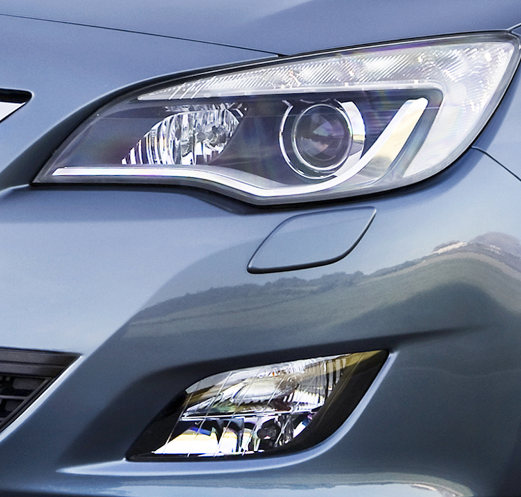 Opel Astra Sports Tourer: Moderne Leuchteinheit vorn. 