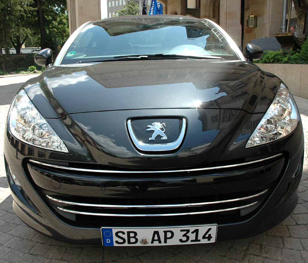 Peugeot RCZ : Frontansicht. 