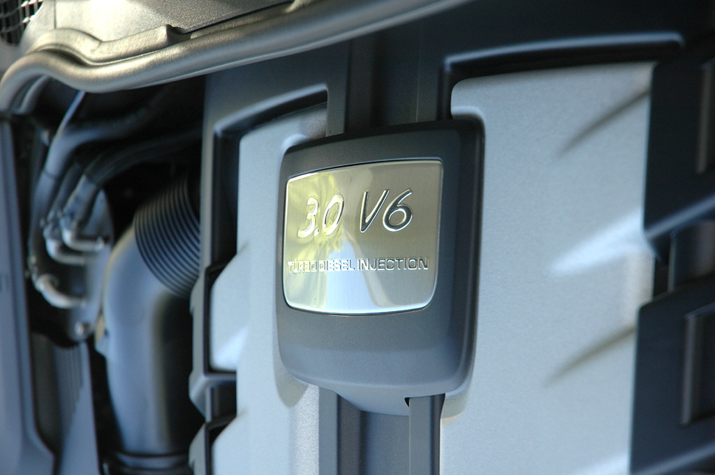 Porsche Cayenne Sechszylinder: Blick auf den 3,0-Liter-Turbodiesel. 