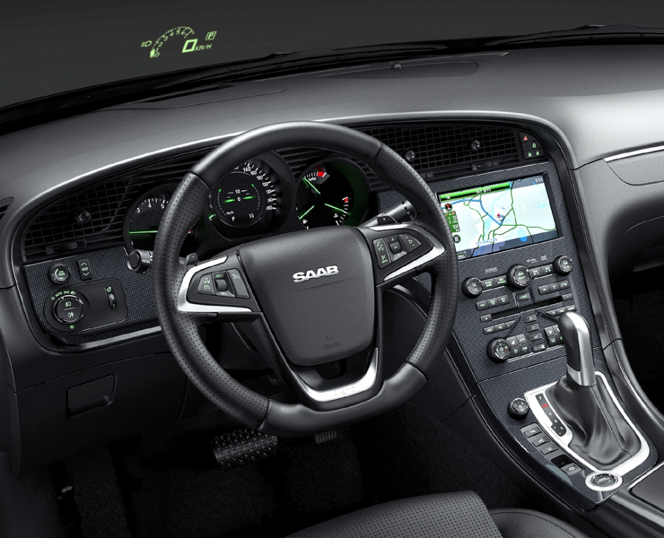 Saab 9-5: Blick ins Cockpit.