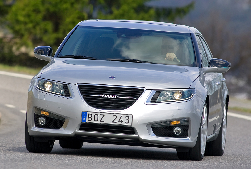 Saab 9-5: Frontansicht.