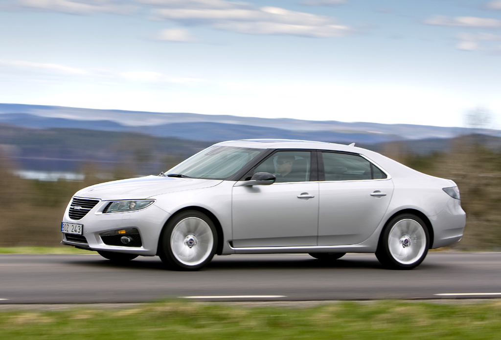 Saab 9-5: Seitenansicht.