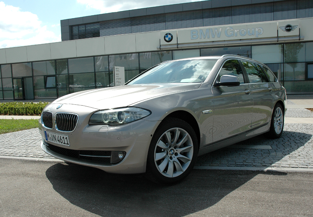 Schicker Lifestyle-Kombi: BMW 5er Touring, hier als 520d. 