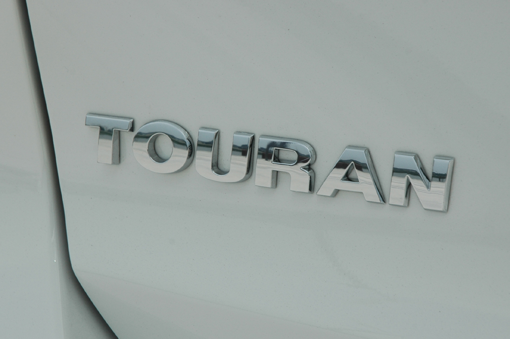 VW Touran: Schriftzug am Heck. 