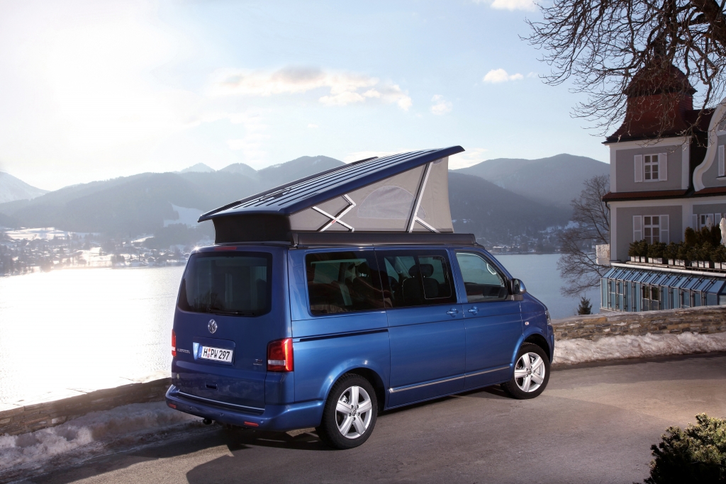 Volkswagen California Beach serienmäßig mit Aufstelldach