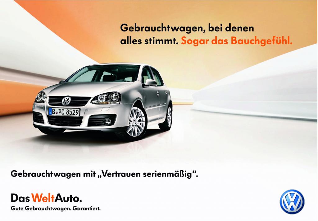 Volkswagen startet Gebrauchtwagenprogramm ''Das Welt-Auto''