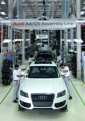  Audi startet Q5-Montage in Indien