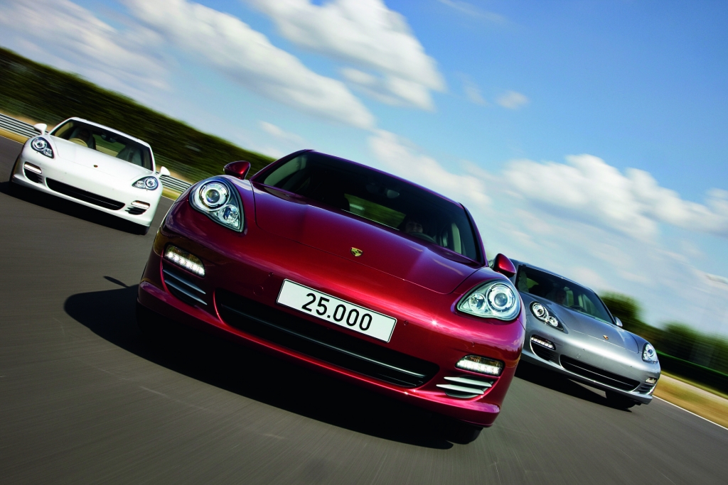 25 000. Panamera im Porsche-Werk Leipzig gebaut.