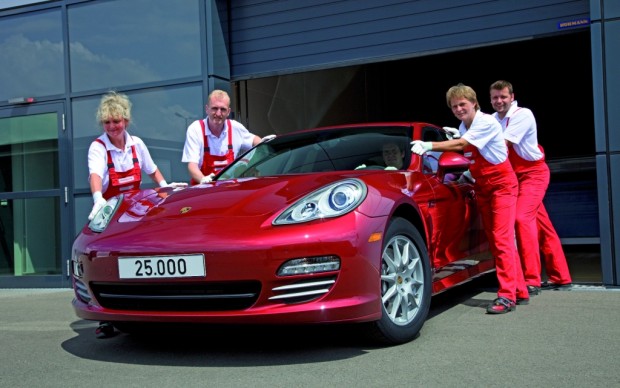 25.000. Panamera im Porsche-Werk Leipzig gebaut
