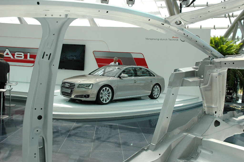 Audi A8 lang: Bei der Präsentation im 