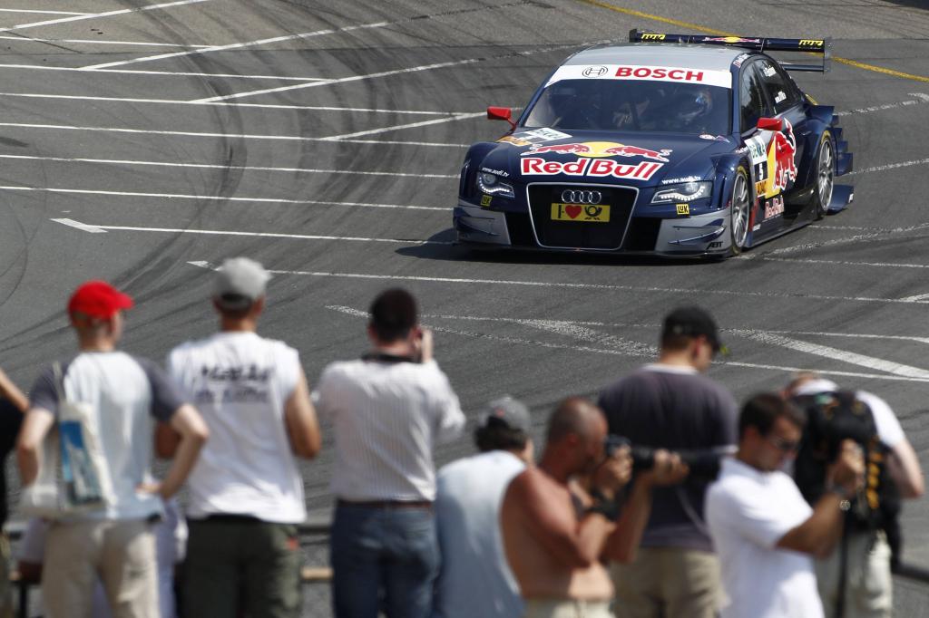 Audi startet heute beim DTM-Lauf auf dem Norisring von den Plätzen vier, fünf und sechs. 