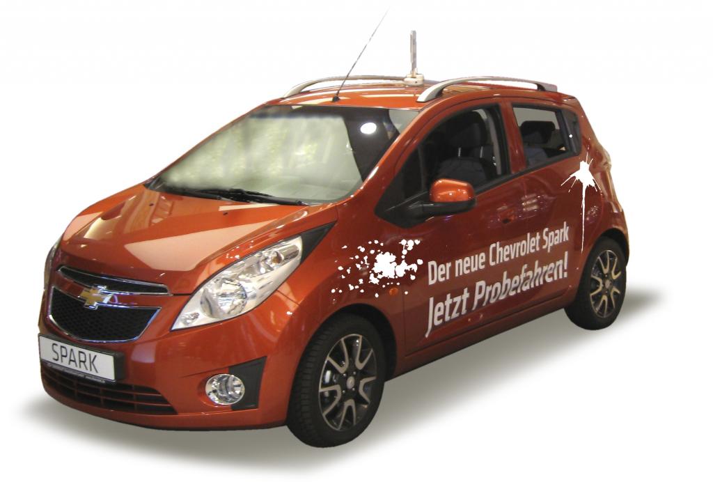 Chevrolet Spark Klecks Branding.