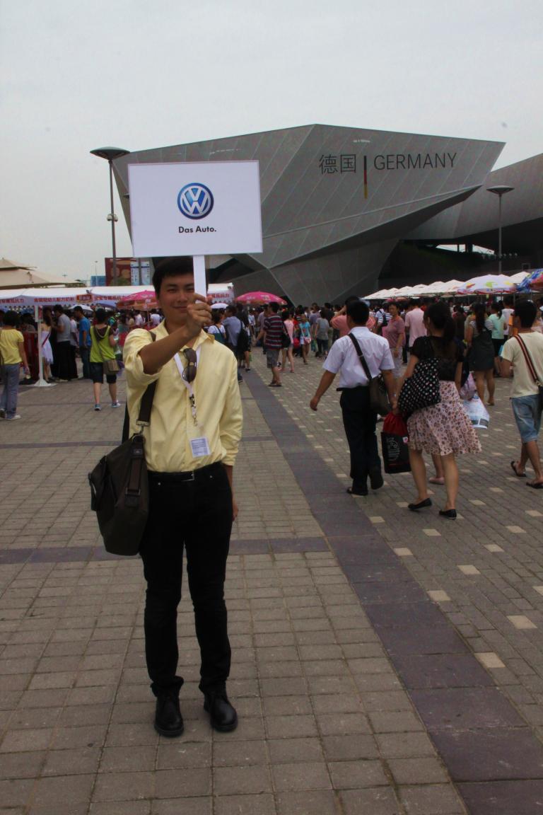 Deutscher Expo-Pavillon in Shanghai.